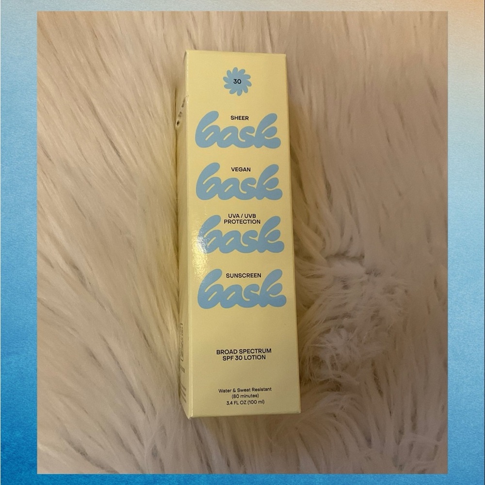 Bask Broad Spectrum SPF 30 Lotion Sunscreen - New in Box